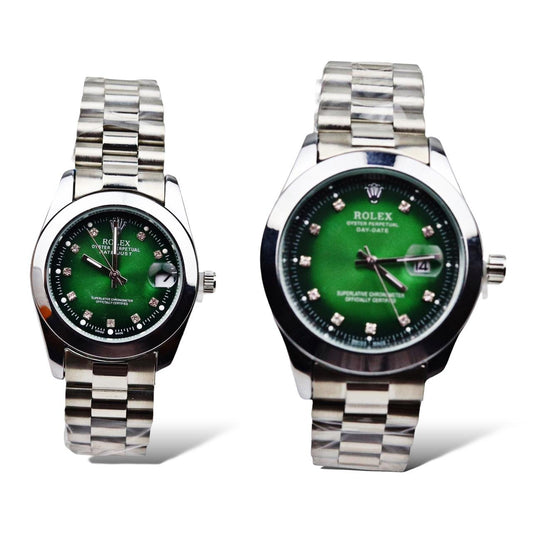 Dials RLX – Couple Watch – Stainless Steel – Z-79